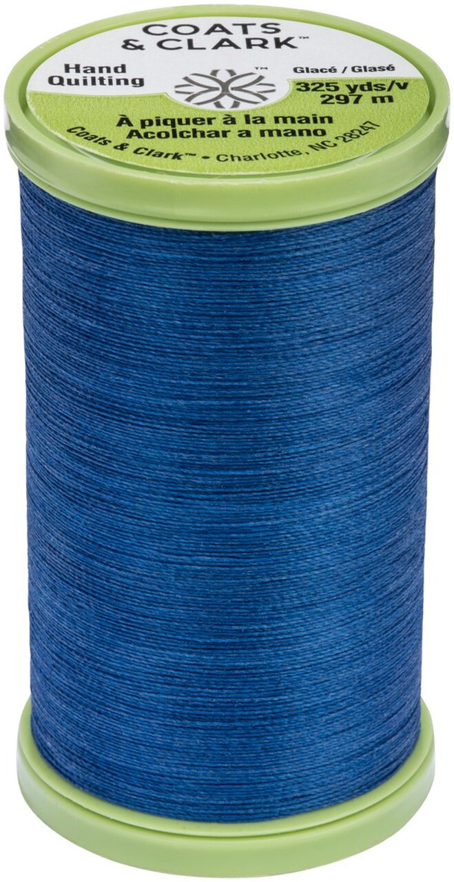 Coats Dual Duty Plus Hand Quilting Thread 325yd-Yale Blue